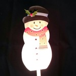 クリスマス  かわいい  スノーマン  ピック
