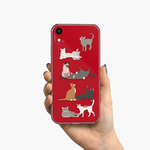 猫！ネコ！ねこ！ クリア スマホケース CA0121