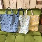 Ａ４が入る綿麻トート③。