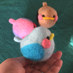 マカロンカラーなピヨさん(スカイブルー)
