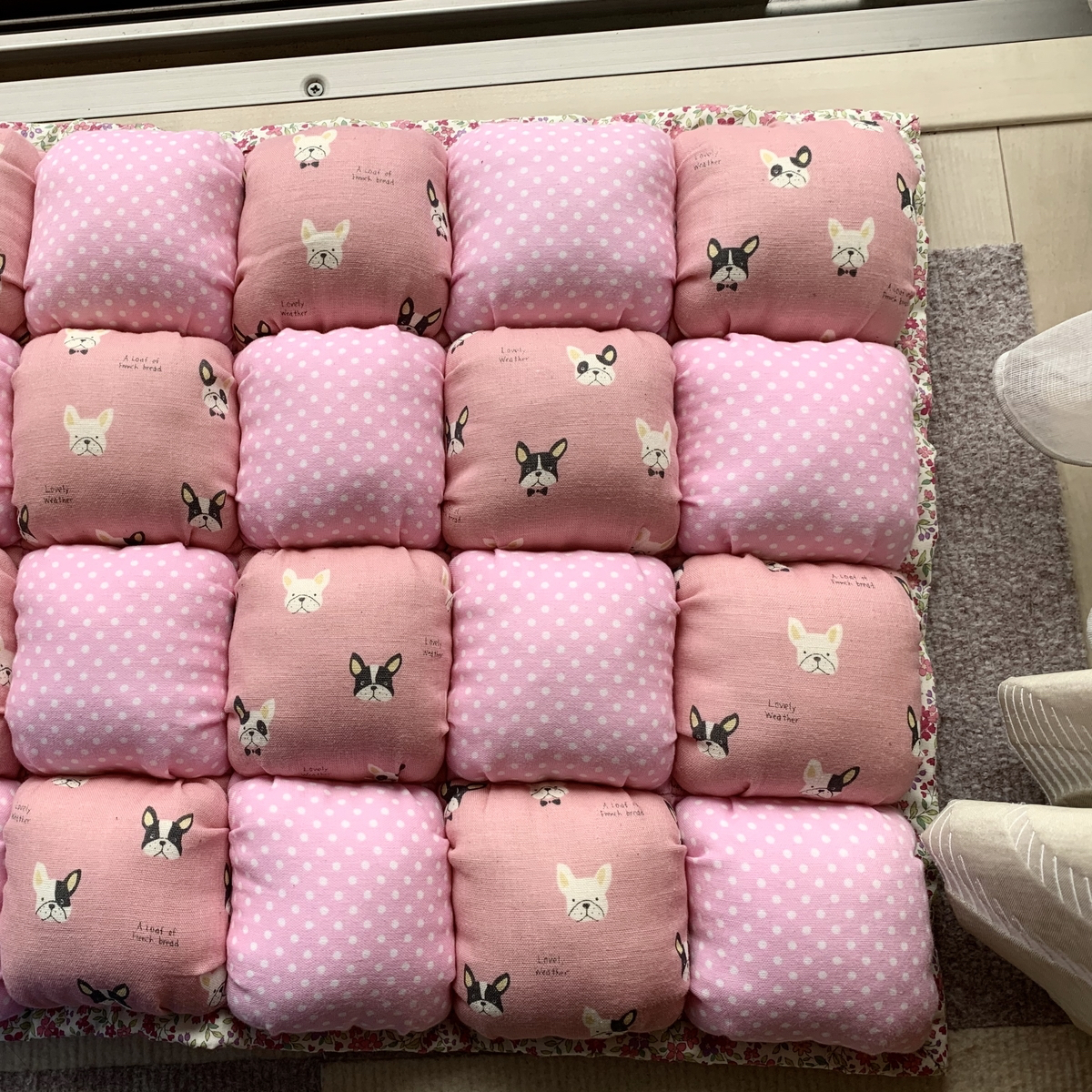 藤原いっちゃん♡様 オーダークッション☆。.:＊・゜ jun814ko様オーダーペットのふわふわクッション - PEME Dog