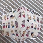 ♡送料無料꙳★*ﾟ秋用/大人用/プレゼントにも/犬柄/かわいい/冬用/爽やか/手作りマスク/ハンドメイド/薄手/男性にも