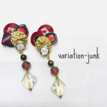 レトロボタンピアス#variation-junk  