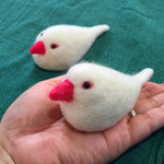 ねむくなってきた文鳥さん