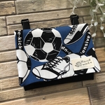移動ポケット　サッカー　ブルーグレー 