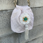 ハナミズキ丸巾着bag