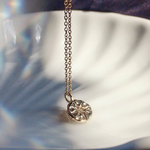 星の金貨◆14kgpコインチャーム◆ステンレスチェーンネックレス[〜55cm]◆ゴールド◆~La stella~
