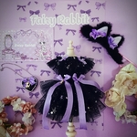ニャンニャンハロウィンドレスセット🐱パープル🐱