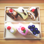 フェルト♡おままごと・ロールケーキセット
