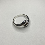 【SALE】　シンプル シルバーリング フリーサイズ 雫 drop silver925