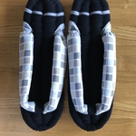 大きな布ぞうり 27cm  黒ベース