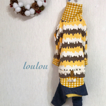 イタグレ服♪  アイスクリームボーダー　ロンパース