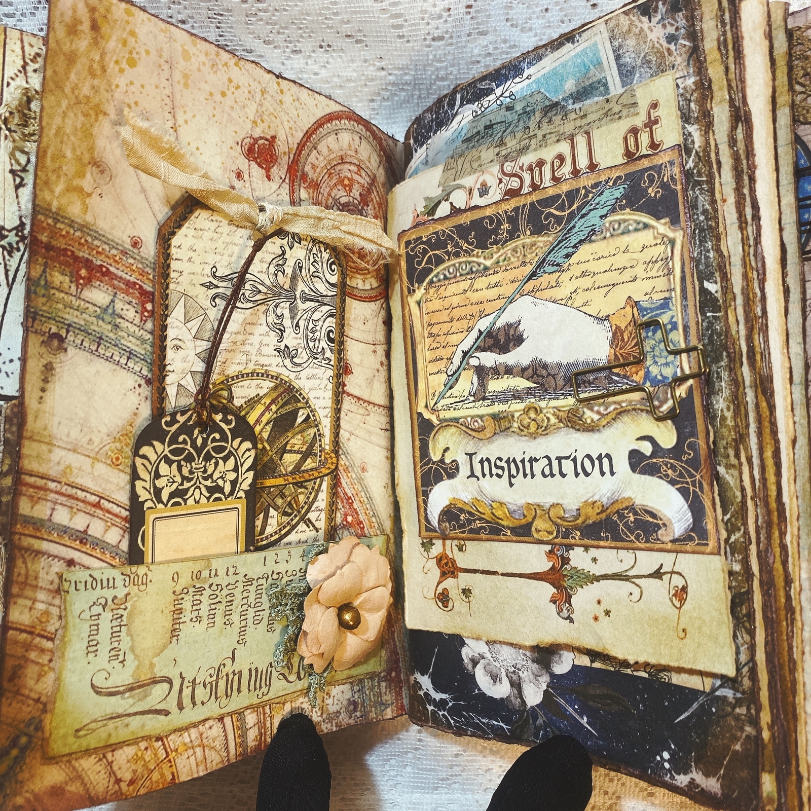 魔法書風ジャンクジャーナル（junk journal）☆Book of shadows