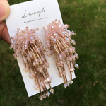 《あやこまる様専用ページ》じゃらじゃらクラゲピアス✴︎champagne pink