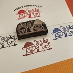 クリスマス♪サンタクロース&トナカイ＊はんこ