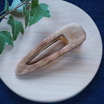 min-o-1012r様用オーダー作品-山桜のトライアングルヘアクリップ（ヤマザクラ01）長さ8.5cm
