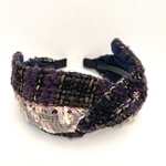LINTON TWEED♡大人のためのツイストリボン♡カチューシャ♡幅広