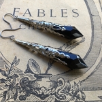 再販×8  夜の魔術部　黒の誘惑　アクリル　シャンデリア　ピアス　イヤリング
