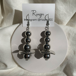 ハンドメイド ピアス イヤリング 大ぶり 【ボンシルバー】