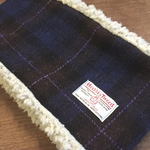 OUTLET★ハリスツイード★スヌード★ネイビー