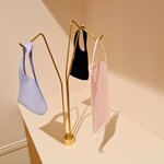 【m o m. h a n d m a d e様専用】マスクスタンド 真鍮  マスク置き 3本 新型コロナウイルス 金属 ハンドメイド  【kmetal】