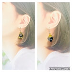 鉱石のハロウィンピアス/イヤリング🎃