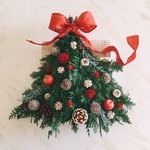 【早割】送料無料＊クリスマスツリースワッグ2020＊Xmas・ボタニカル・プリザーブドフラワー・インテリア・壁飾り