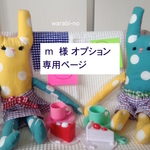 m様専用　オプションのページ