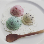 アイスクリームのクリップホルダー