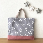  【完成品】レッスンバッグ チェリー