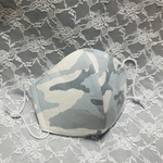 立体マスク 迷彩柄 × 裏 涼感生地   