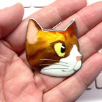 七宝焼・ドヤ顔のトラねこ