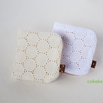 ⭐︎new⭐︎ レース刺繍 ふわふわ&やわらか８重ガーゼ ハンカチ2枚セット♪