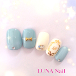 my イニシャルネイル　