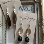 No.81 ハンドメイド ピアス シルバー シンプル 2個セット