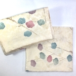 ちえの和 ★着物リメイク　茶道具 懐紙入れと古帛紗のセット★バラ売り可