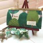 Deep Forest・直線口金・長財布209