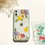 シンプル 押し花 フルーツ スマホケース Galaxy Xperia iphone iPhone11 /  iPhone11 Pro / iPhone8 iPhone7 