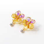 和紙ピアス【ビオラ】