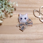 ネコの刺繍ブローチ 〜魅惑のcat〜