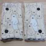 再☆（３）くま＆しろくま○よだれカバー　1000円
