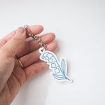 hanamori 睡眠民具コラボ すずらんアクリルキーホルダー