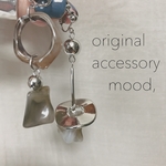  [新作]   シルバーピアス　アシンメトリー♡