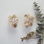 片耳イヤリング〈vintage leaf・small〉〈103〉