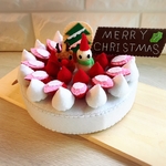 (受注制作)フェルト☆おままごと☆クリスマスケーキ