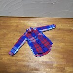 1/6男子 チェックシャツ 赤系