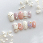 くまのネイル ネイルチップ🌸