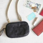 ★makitami様専用★お財布レザーポシェット（ブラック）