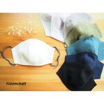 秋冬マスク❢やわらかくお肌に優しい*風通しよく息がしやすい高島ちぢみの立体布マスク*