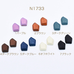 N1733-2 30個  貼付ウッドパーツ 染色 不規則型 14×20mm  3×【10ヶ】